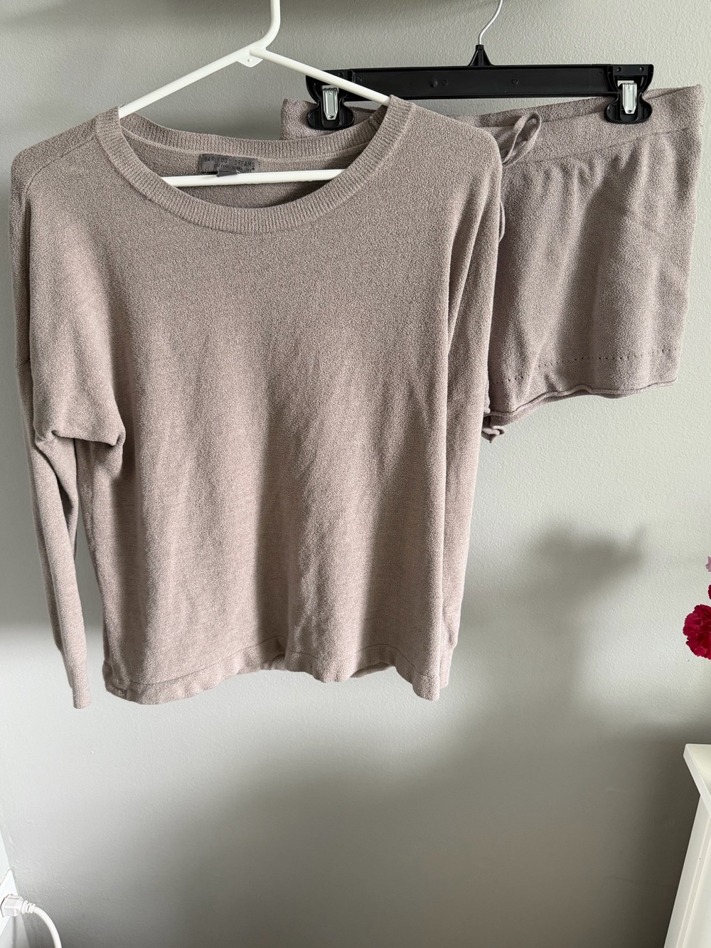 Barefoot Dreams CozyChic Ultra Lite Knit Top - Light Gray
